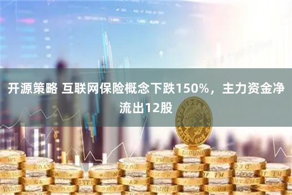 开源策略 互联网保险概念下跌150%,主力资金净流出12股